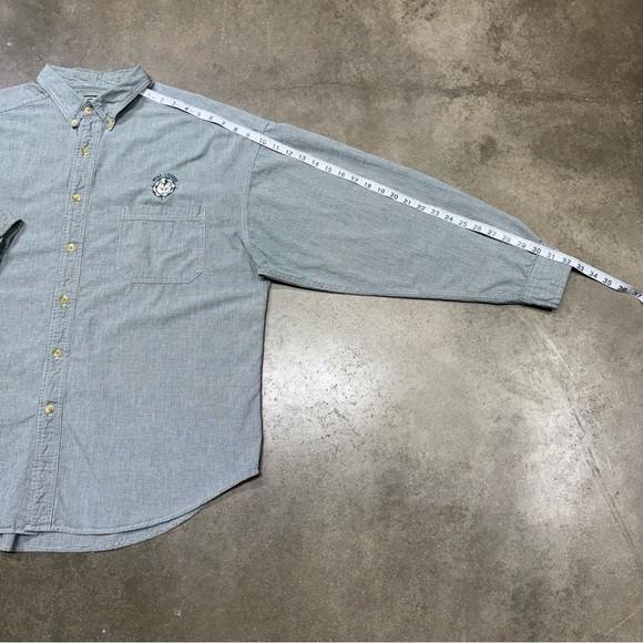 Vintage Lee Wolf Creek Embroidered Button Down Shirt Outdoor Lodge Core - Picture 7 of 8